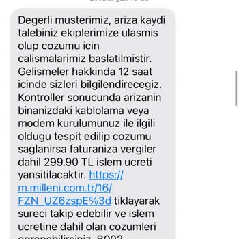 Millenicom Haksız Fatura Yansıtma