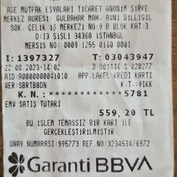 Bernardo Mağazada Ödemiş Olduğum Ürün Teslim Edilmedi