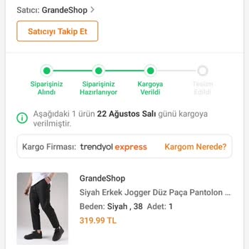 Trendyol Ürün İptali Ve İade Talebi