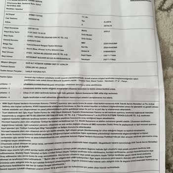 Vatan Bilgisayar Garanti Dışı Ve Kullanım Hatası