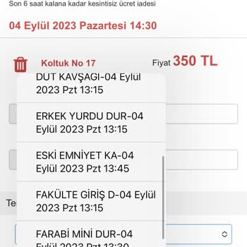 Süha Turizm Servis Saatinin Güncellenip Yolcuya Haber Verilmemesi