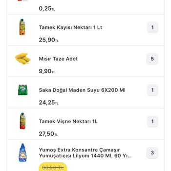 Migros Eksik Yanlış Ürün Gönderme
