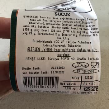 Köfteci Yusuf Sucuktan Poşet Çıktı