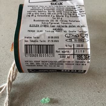 Köfteci Yusuf Sucuktan Poşet Çıktı