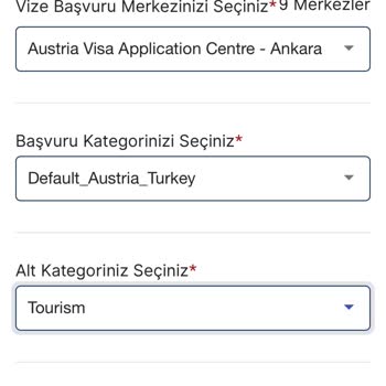 VFS Global Avusturya Vizesi İçin Randevu Alamama