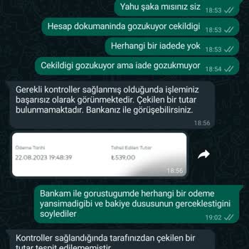 Kamil Koç Yanlış Kesilen Tutarı İade Etmiyor