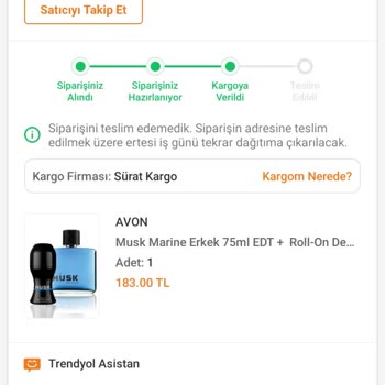 Sürat Kargo Şirketinin Kargomu Getirmemesi