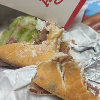 Arbys Hamburgeri De Küflü Ekmek