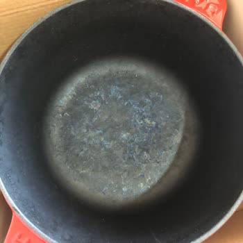 Lava Tencere Dibinin Beyazlaşması