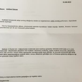 Ayakkabı Dünyası Değişim Ve İade Reddi