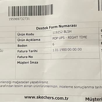 Skechers Terlik Güneşte Çekti, Küçüldü
