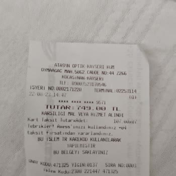 Atasun Optik Değişim Yapmıyor Ayıplı Mal Satıyor