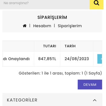 Geldimarket Teslim Edilmeyen Ürün
