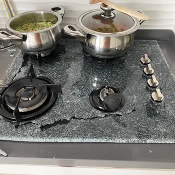 Arçelik Cam Ocak Patladı