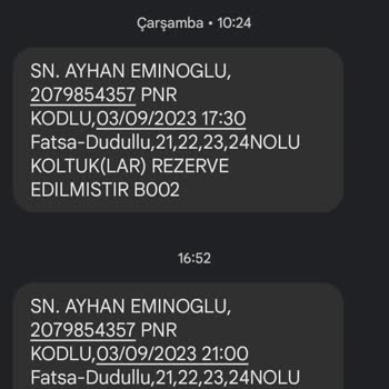 Fatsa Nokta Turizm Valizim Hasar Gördü Ve Bizimle Dalga Geçtiler