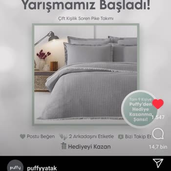 Puffy Yatak Çekiliş Düzenlemesi