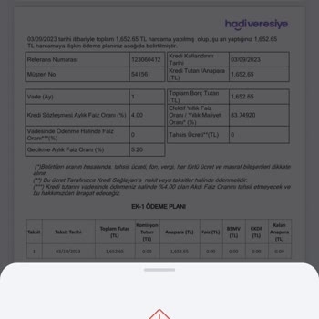 Hadi TOM Pay Onaylı Hadi Veresiye Limitimi Kullanamadım