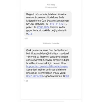 Vodafone Net Taahhüt Verildiği Halde Taahhüt Yok Demek