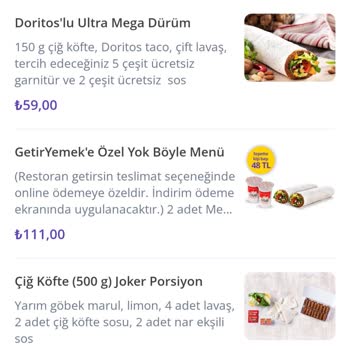 Getir Yemek Kampanya İndirimi Var Deyip Yapmıyor