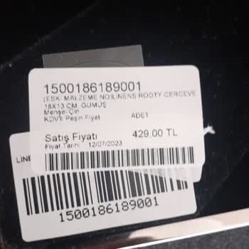 Linens Mağazasında Yaşanan Çerçeve Sorunu
