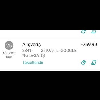Google Face Para Kesintisi