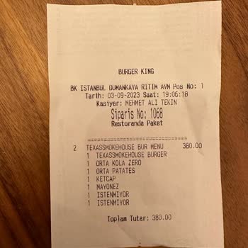 Burger King Bayat Ürün Sattılar. Sadece Uyaracaklarmış...