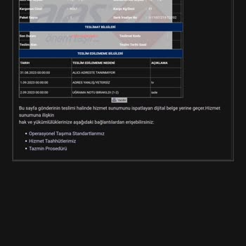 Aras Kargo Aldığım Televizyonu Kata Çıkarmıyor