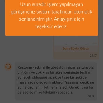 Trendyol Yemek Gelmeyen Yemek Siparişi