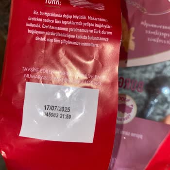 Filiz Makarna Filiz Burgu Makarnasında Siyah Böcekler Çıktı