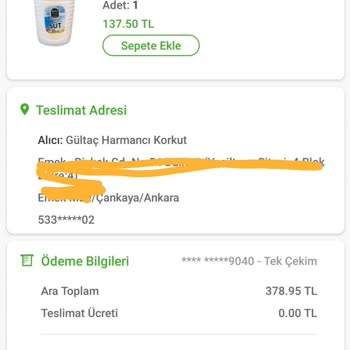 Trendyol Market Bozuk Süt İadesi Almadı