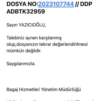 THY Sözünde Durmayıp Parçalanan Valizim Yerine 300 TL Teklif Etti