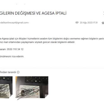 Agesa Best İptali İle İlgili Beklemedeyim