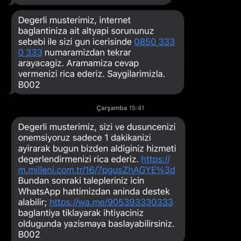 Millenicom'un 40 TL Pahalıya Satmak İçin İnternetimi 12 Gün Bağlanmadı