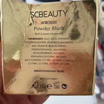 Selin Beauty Yanlış Ve Kırık Allık Gönderdi...