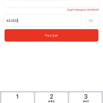 Payfix Para Çekme Sorunu