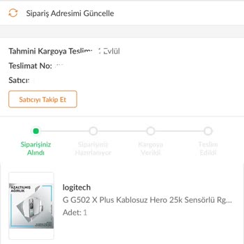 Farklı Ürün Gönderilecek Trendyol