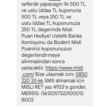 Kampanyamı Yükle Misli!