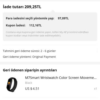 Aliexpress Para İadesi Etmiyor