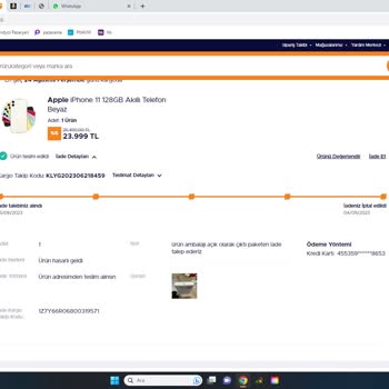 Teknosa 0 Ürün Aldım Açık Geldi