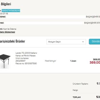 A101 İnternet Mağazacılığı Siparişi Ulaşmaması Ve Çözüm Bulunmaması