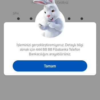 Fibabanka Dijital Kanalların Kapatılması