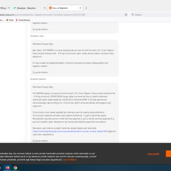 Hepsiburada Siparişim Teslim Edilmedi.