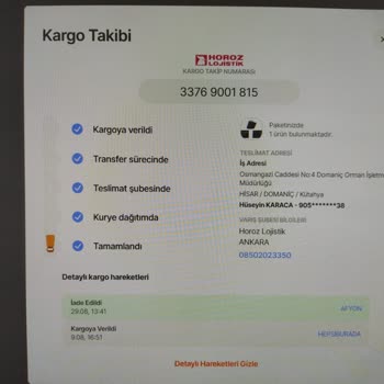 Hepsiburada Siparişim Teslim Edilmedi.
