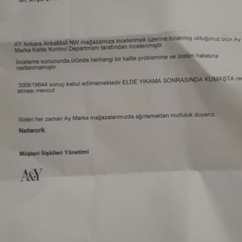 Network Mağaza Şikayeti