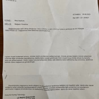 LCW Mağazasından Aldığım Şortta Sorun