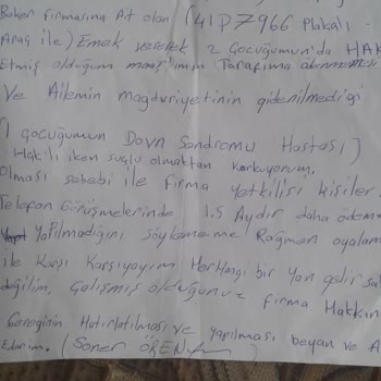 Beker Turizm Maas Ödemesinin Yapılmaması