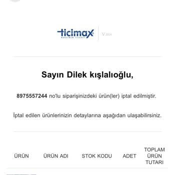 Moda Ala Butik Ürün İade Ücreti