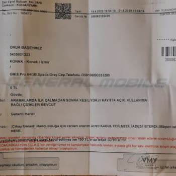 General Mobile Eski Telefon Yenileme Yanıltıcı Ücret Bilgisi!