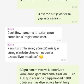 Master Card Enpara Harcama İtirazı Sonuçlanmama Sorunu