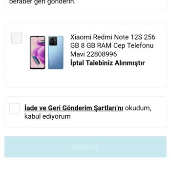 A101 İade İşlemleri Sorunu
